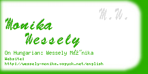 monika wessely business card